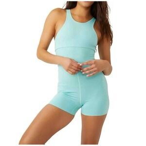 Free People Movement‎ Every Single Time Runsie Womens  Size XS/S Romper Tank NEW